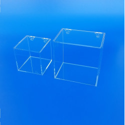 Cubi da parete in plexiglass per librerie componibili