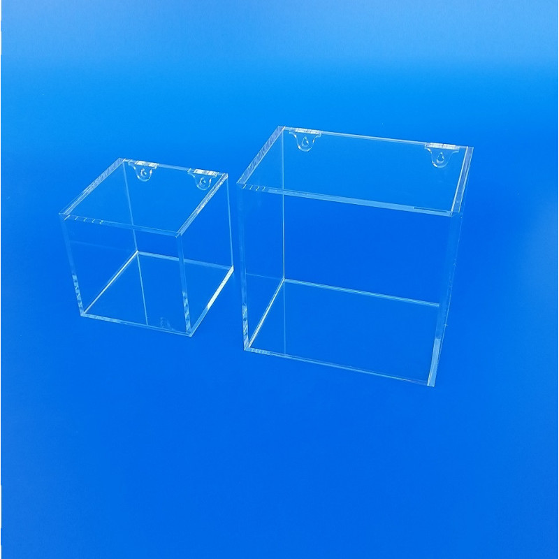 Cubi da parete in plexiglass per librerie componibili