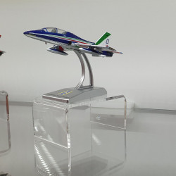 Tavolino a Ponte in plexiglass trasparente