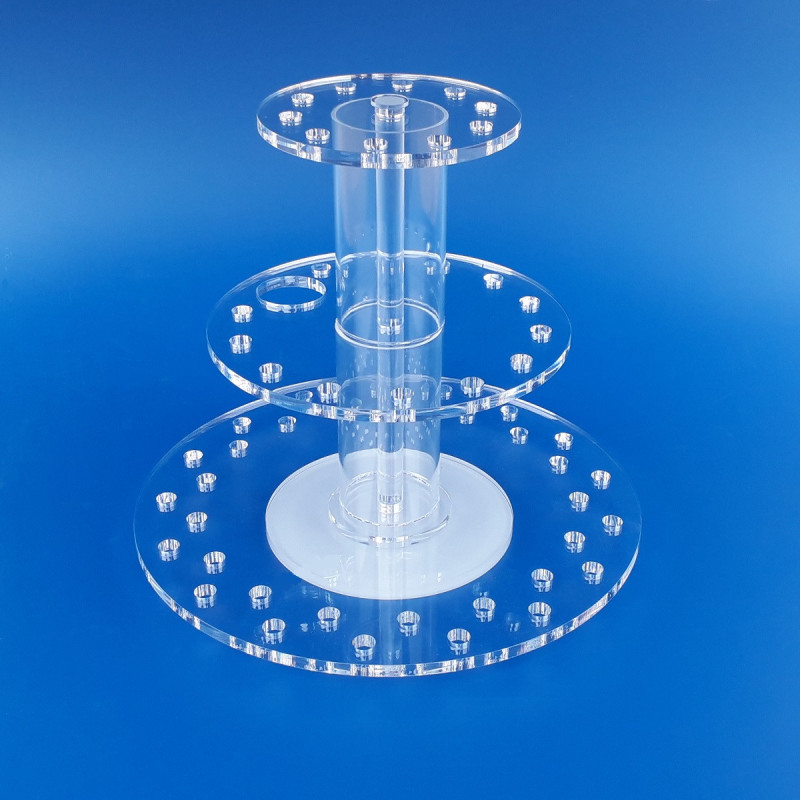 Espositore girevole in plexiglass su misura