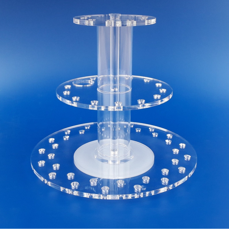 Espositore girevole in plexiglass su misura