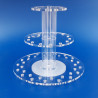 Espositore girevole in plexiglass su misura