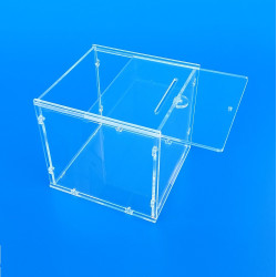 Salvadanaio in plexiglass da assemblare