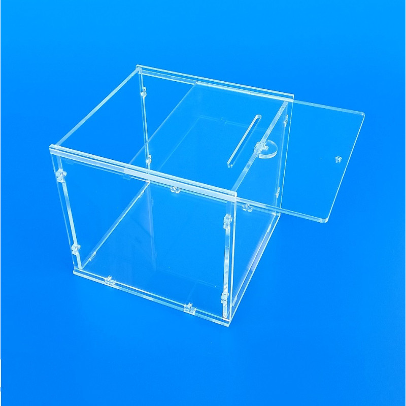 Salvadanaio in plexiglass da assemblare