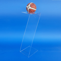 Espositore da pavimento in plexiglass per pallone