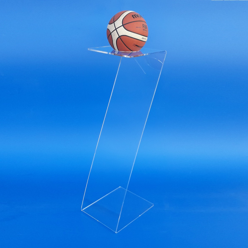 Espositore da pavimento in plexiglass per pallone