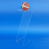 Espositore da pavimento in plexiglass per pallone