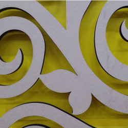 Pareti divisorie design in legno per interni