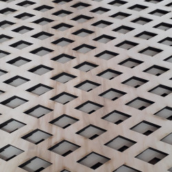 Pareti divisorie design in legno per interni