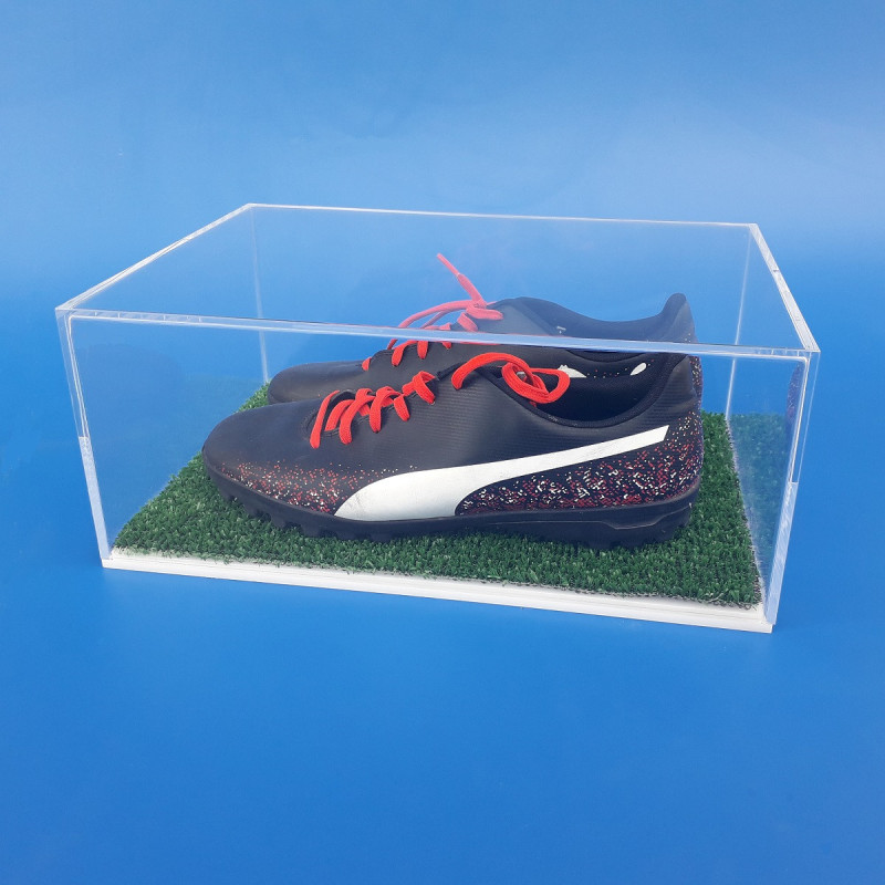 Teca in plexiglass per scarpe personalizzabile