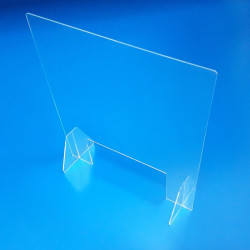 Barriera protettiva economica in plexiglass cm 75 x 90