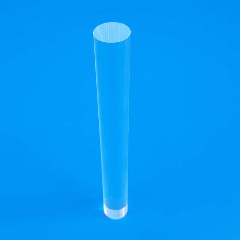 Barre tonde colate trasparenti lucide da 2 metri