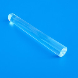 Barre tonde colate trasparenti lucide da 2 metri
