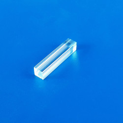 Barre quadra colate trasparenti lucide da 2 metri