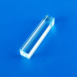 Barre quadra colate trasparenti lucide da 2 metri