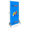 Totem in alluminio anodizzato argento