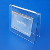 Targa da tavolo piegata in plexiglass