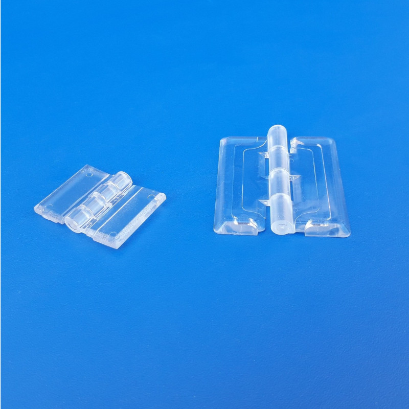 Cerniera in plexiglass trasparente