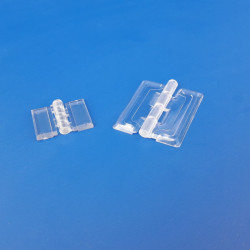 Cerniera in plexiglass trasparente