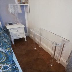 Tavolo in plexiglass trasparente spess. 20 mm