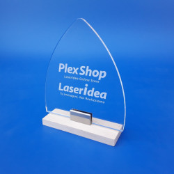 Targa in plexiglass personalizzata con incisione o stampa