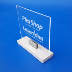 Targa in plexiglass personalizzata con incisione o stampa
