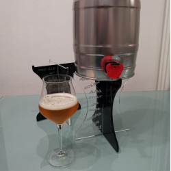 Porta fustino birra da tavolo in plexiglass