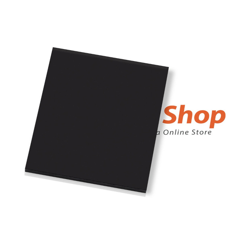 Lastra plexiglass nero lucido tagliata su misura