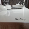 Plexiglass bianco lucido coprente tagliato su misura