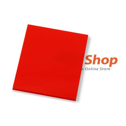 Plexiglass rosso lucido 365 coprente tagliato su misura