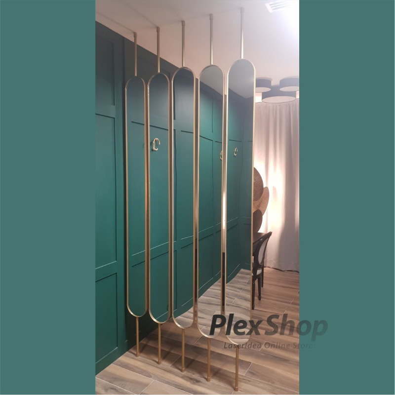 Specchio Plexiglass Argento