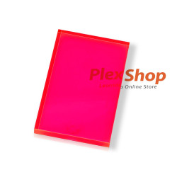 Lastre in plexiglass  fluorescente su misura codice 92362