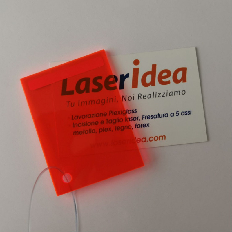 Lastre in plexiglass  fluorescente su misura codice 92362