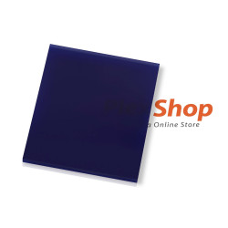 Lastra plexiglass blu lucido cod. 597 tagliata a misura