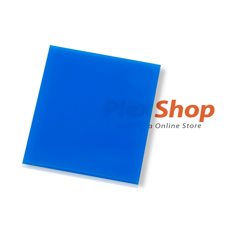Plexiglass azzurro scuro lucido 640