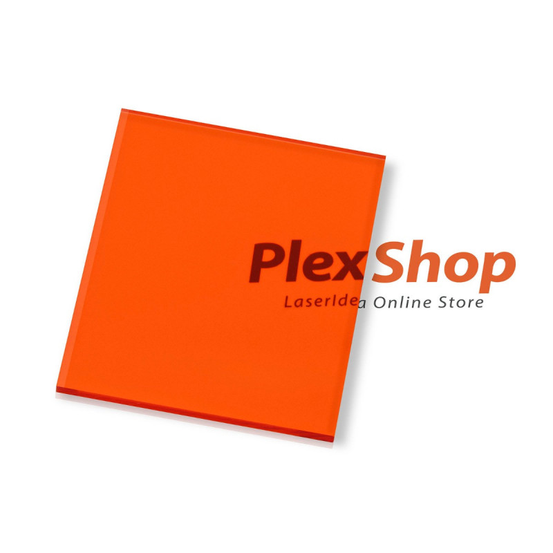 Plexiglass arancione lucido 710