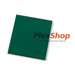 Lastra Plexiglass verde lucido 220 tagliato a laser
