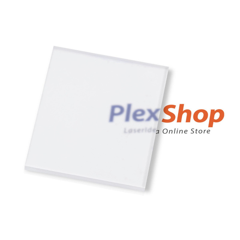 Plexiglass opal bianco lucido 110 taglio su misura