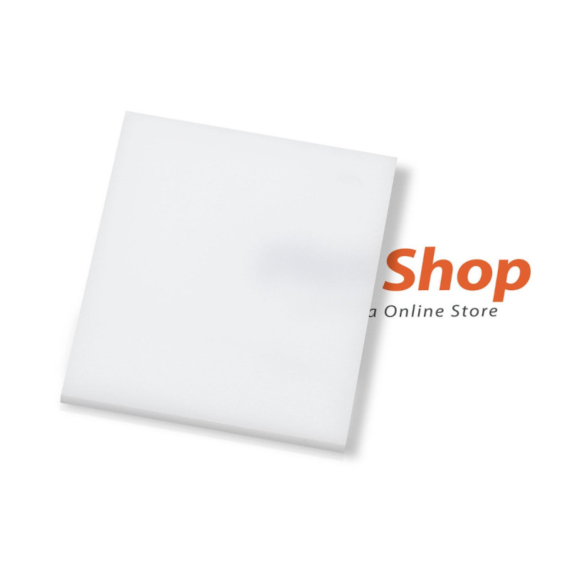Plexiglass bianco opal lucido 140 tagliato su misura