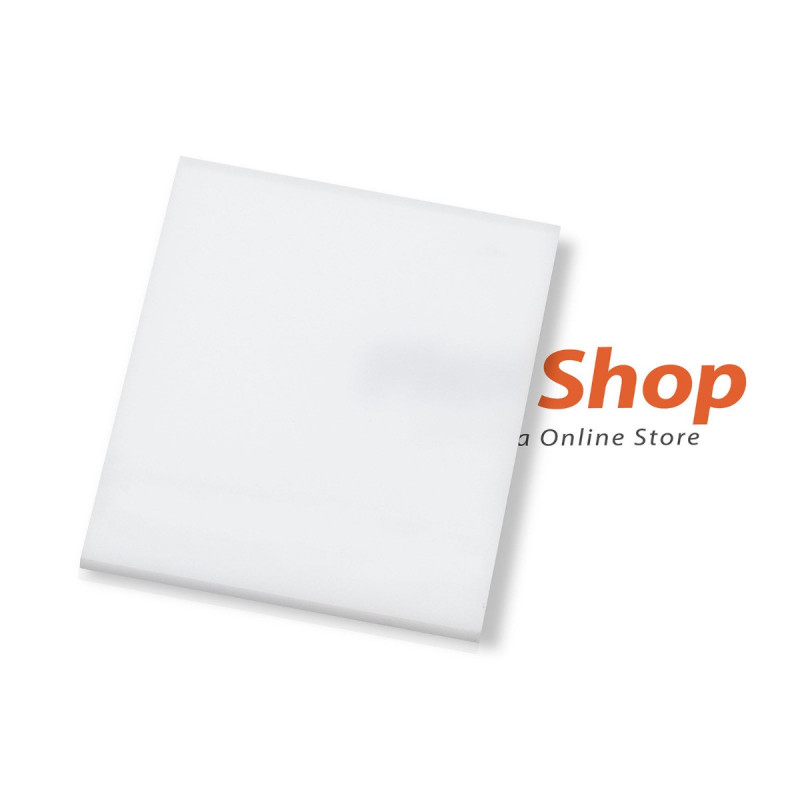 Plexiglass bianco opal lucido 160 tagliato su misura
