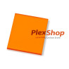 Plexiglass arancione lucido 709 con taglio su misura