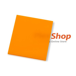 Plexiglass arancione lucido 792 tagliato a laser su misura