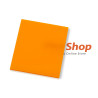 Plexiglass arancione lucido 792 tagliato a laser su misura