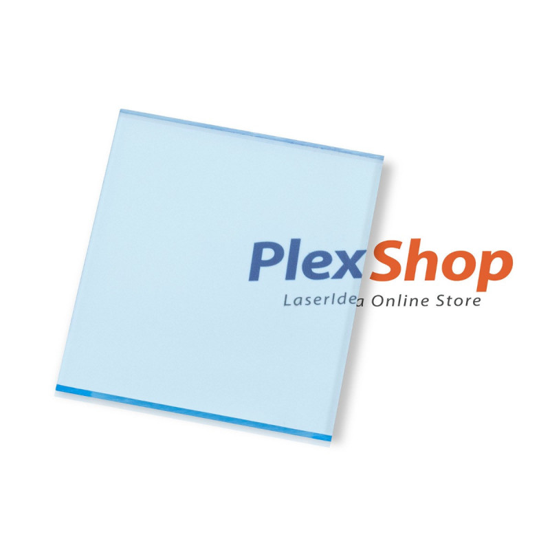 Lastre in plexiglass azzurro lucido 610 su misura
