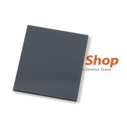 Lastra in plexiglass grigio lucido 890 taglio laser su misura