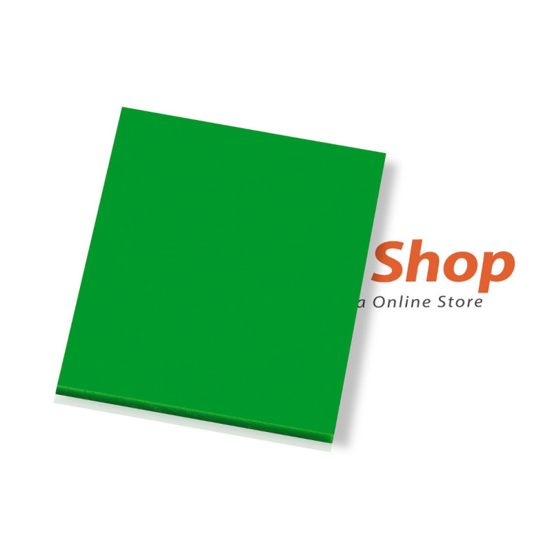 Lastre Plexiglass verde lucido 294 tagliato a laser su misura
