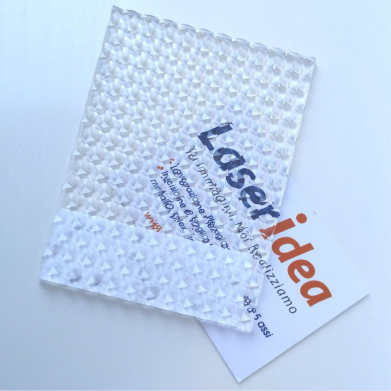 Plexiglass textures Honeycomb taglio personalizzato