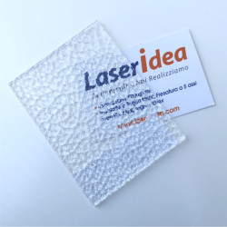 Lastra textures Raindrop/Pinspot taglio a laser su misura