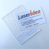 Lastra textures Raindrop/Pinspot taglio a laser su misura
