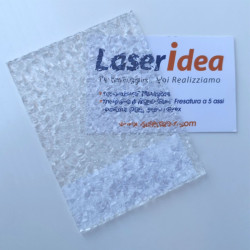 Pannello textures Ice Crystal tagliato a laser